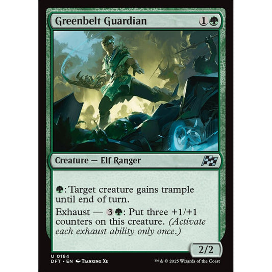 Greenbelt Guardian, 164, uncommon, Magic: The Gathering, Aetherdrift