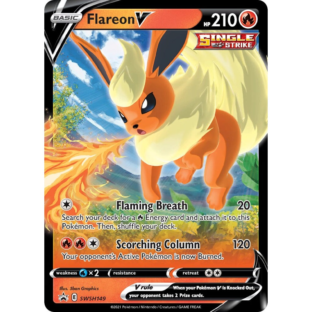 Flareon V Promo SWSH149 Pokemon Card Game Sword & Shield Promos