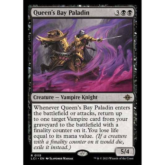 Queen's Bay Paladin rare 115 Magic the Gathering The Lost Caverns of Ixalan