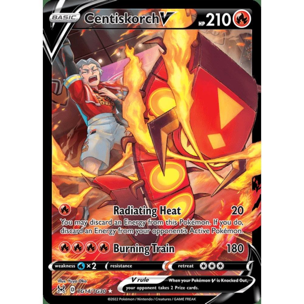 Centiskorch V Secret Illustration Rare TG14/TG30 Pokemon Card Game Lost Origins