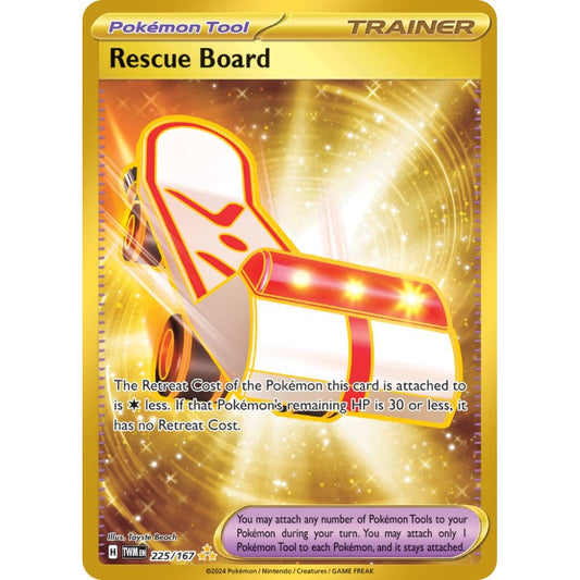Rescue Board Hyper Rare 225/167 Pokemon Card Game Twilight Masquerade