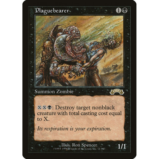 Plaguebearer rare 71 Magic the Gathering Exodus