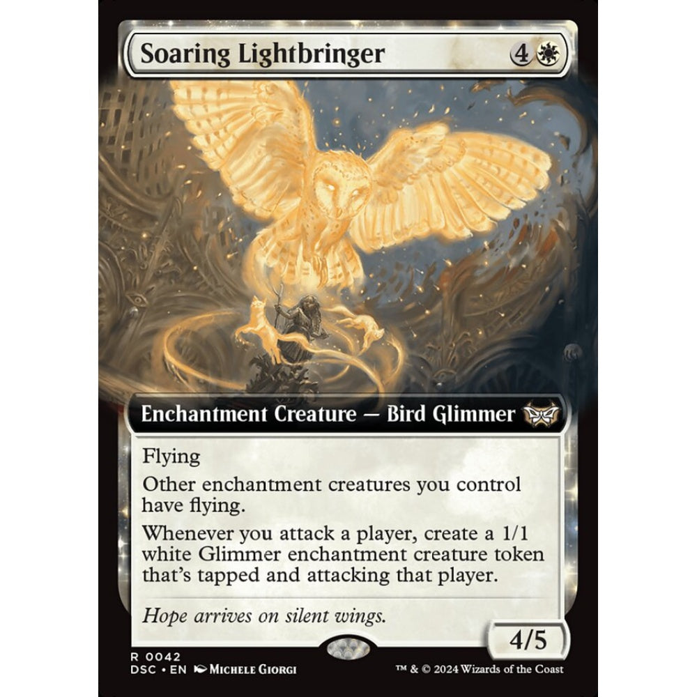 Soaring Lightbringer, 42, rare, Magic: The Gathering, Duskmourn: House of Horror
