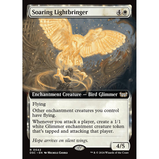 Soaring Lightbringer, 42, rare, Magic: The Gathering, Duskmourn: House of Horror