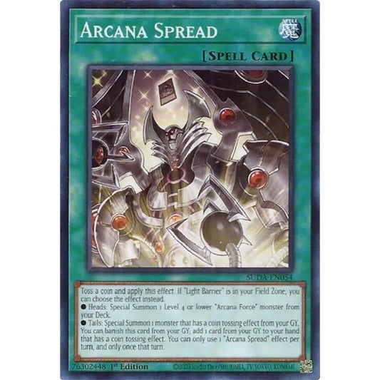 Arcana Spread SUDA-EN054 Common Yu-Gi-Oh Supreme Darkness