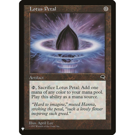 Lotus Petal common TMP-294 Magic the Gathering The List