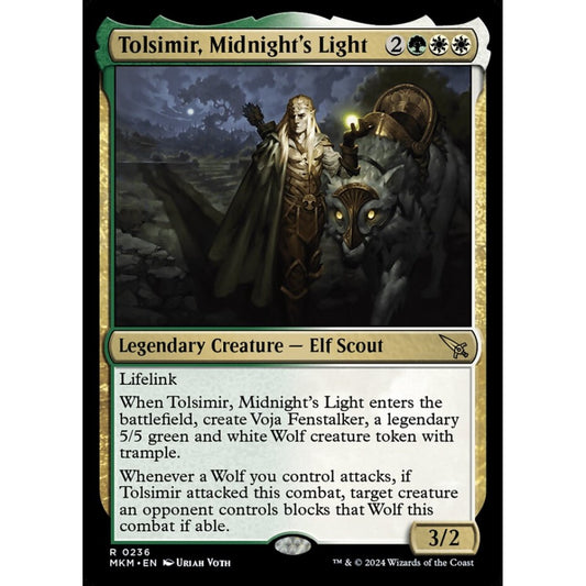 Tolsimir, Midnight's Light rare 236 Magic the Gathering Murders at Karlov Manor