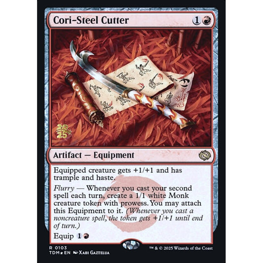 Cori-Steel Cutter rare 103s Magic the Gathering Tarkir: Dragonstorm Promos
