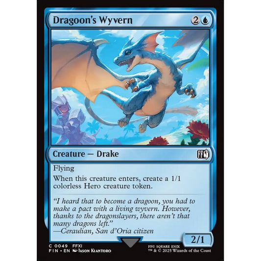 Dragoon's Wyvern common 49 Magic the Gathering Final Fantasy