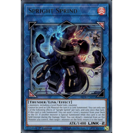Spright Sprind BLTR-EN095 Ultra Yu-Gi-Oh Battles of Legend: Terminal Revenge