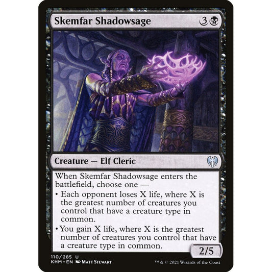 Skemfar Shadowsage uncommon 110 Magic the Gathering Kaldheim