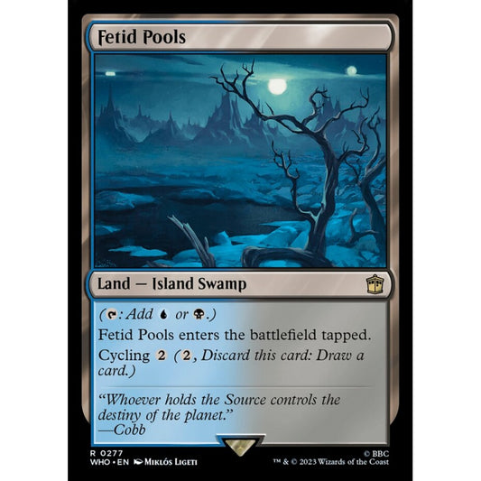 Fetid Pools rare 277 Magic the Gathering Doctor Who