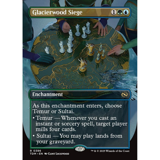 Glacierwood Siege rare 386 Magic the Gathering Tarkir: Dragonstorm