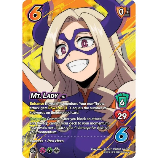 Mt. Lady, 64/180, CH-ALT, UniVersus, MHA07 Girl Power