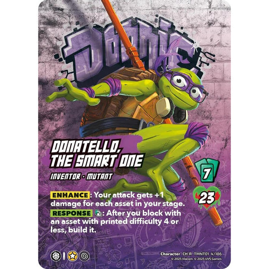 Donatello, the Smart One 4/186 TMNT01 Universus Teenage Mutant Ninja Turtles Character CH-R