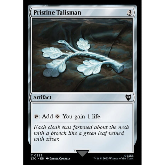 Pristine Talisman, common, 283, Magic the Gathering, Tales of Middle-earth Commander