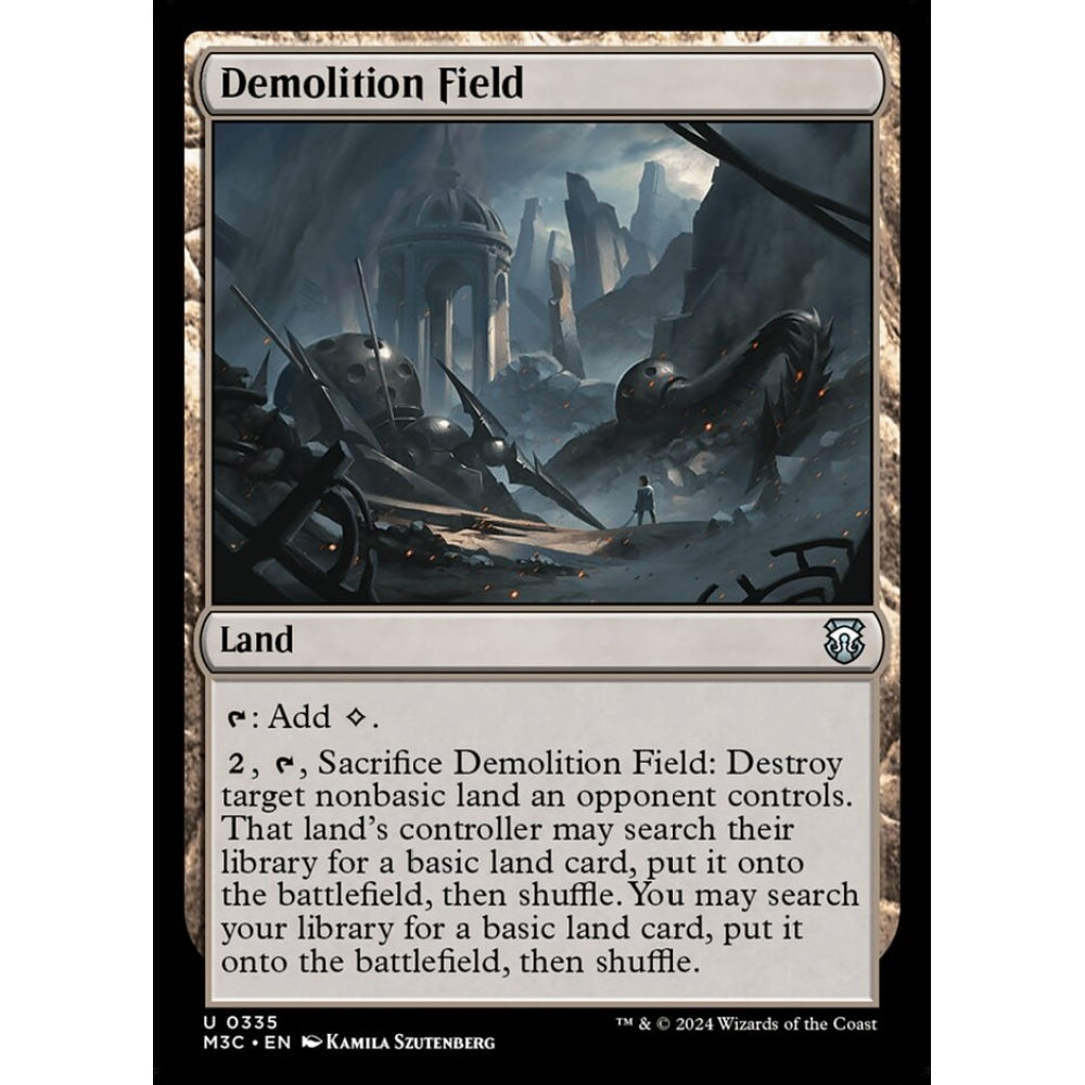 Demolition Field, 335, uncommon, Magic: The Gathering, Modern Horizons 3