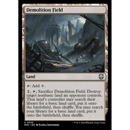 Demolition Field, 335, uncommon, Magic: The Gathering, Modern Horizons 3