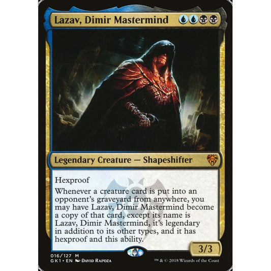 Lazav, Dimir Mastermind mythic 16 Magic the Gathering GRN Guild Kit