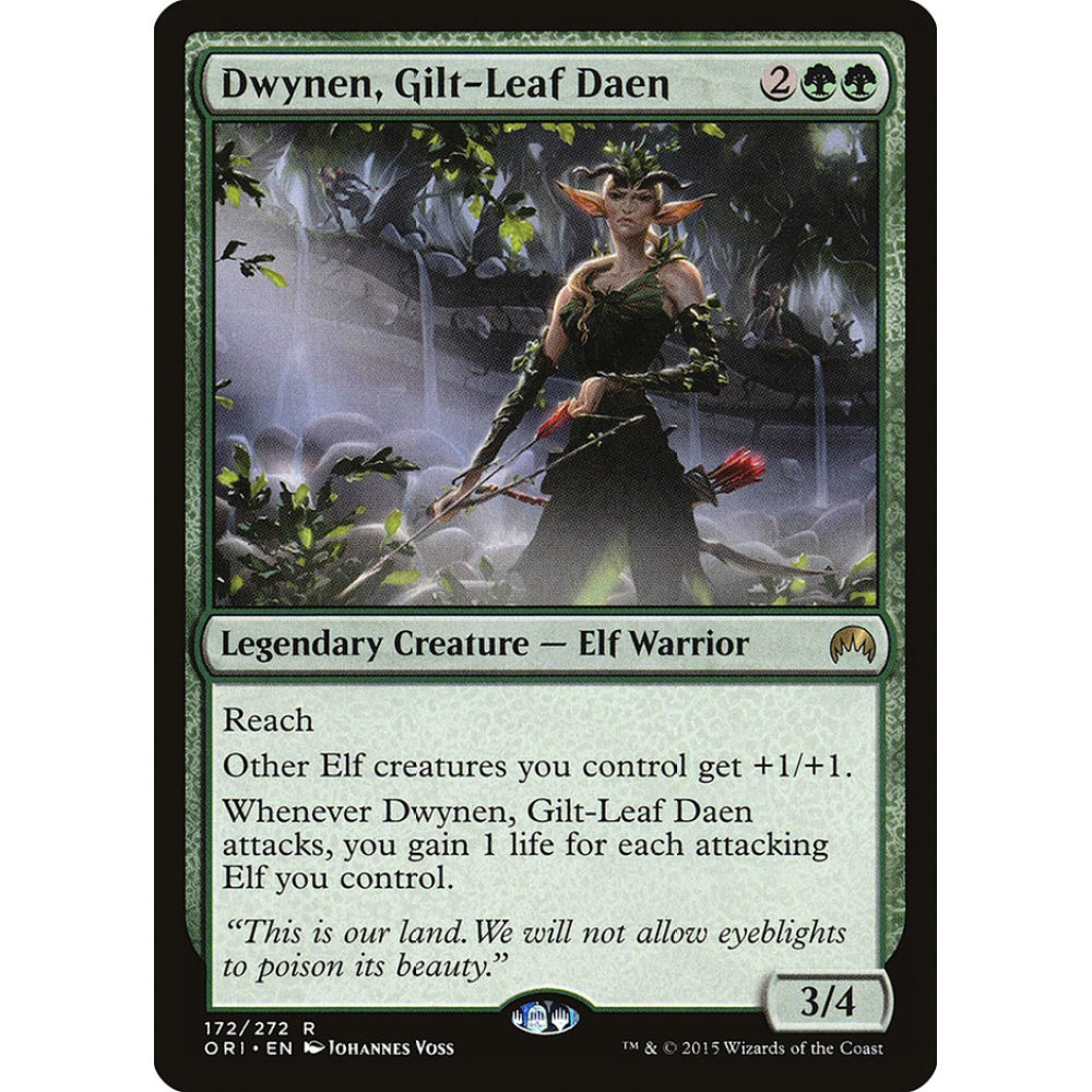 Dwynen, Gilt-Leaf Daen rare 172 Magic the Gathering Magic Origins