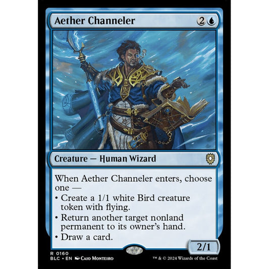 Aether Channeler, 160, rare, Magic: The Gathering, Bloomburrow