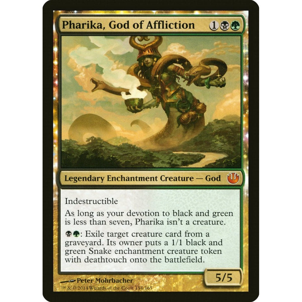 Pharika, God of Affliction mythic 154 Magic the Gathering Journey into Nyx