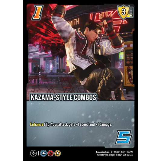 Kazama-Style Combos, 16/19, TK801-CD1, Universus, TEKKEN 8 Clash Decks, Foundation, C