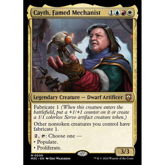 Cayth, Famed Mechanist, 6, mythic, Magic: The Gathering, Modern Horizons 3
