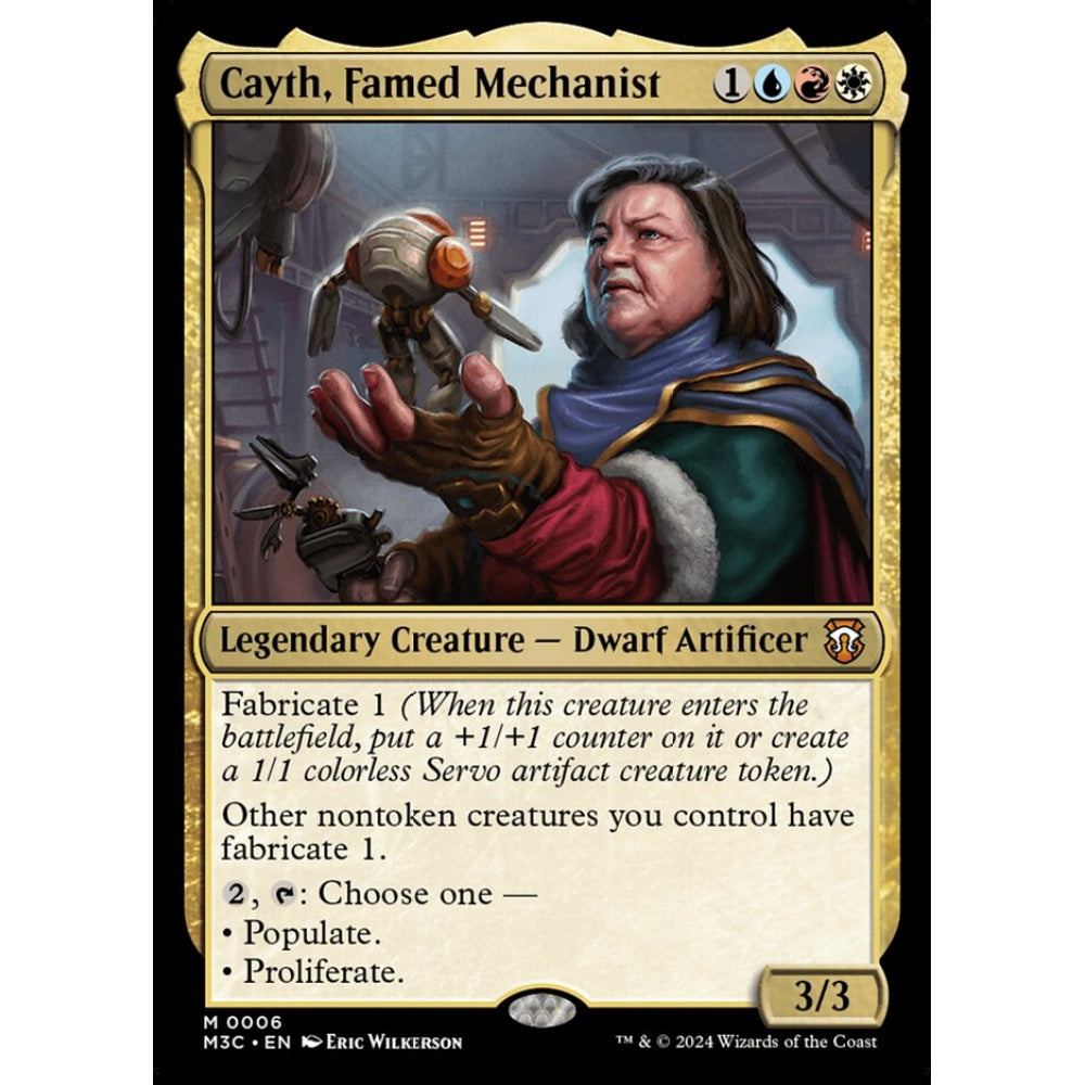 Cayth, Famed Mechanist, 6, mythic, Magic: The Gathering, Modern Horizons 3