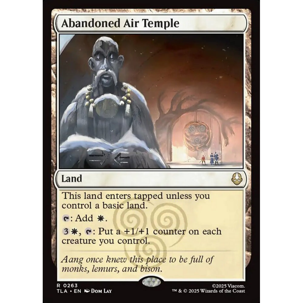 Abandoned Air Temple rare 263 Magic the Gathering Avatar: The Last Airbender