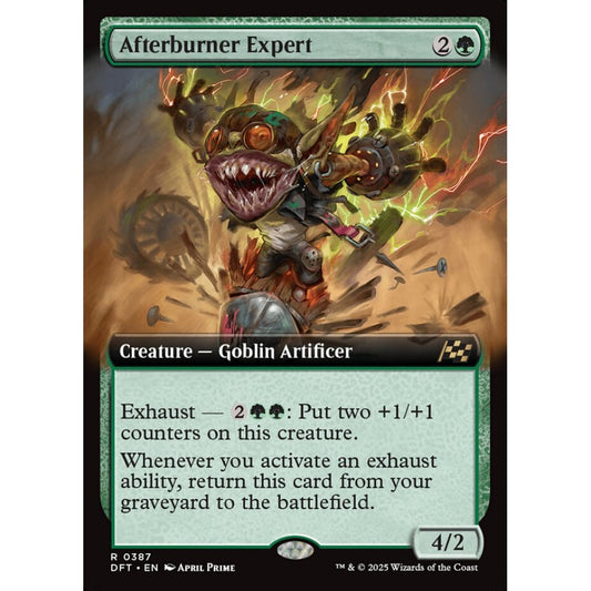 Afterburner Expert, 387, rare, Magic: The Gathering, Aetherdrift