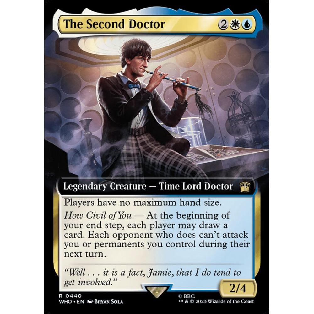 The Second Doctor rare 440 Magic the Gathering Doctor Who