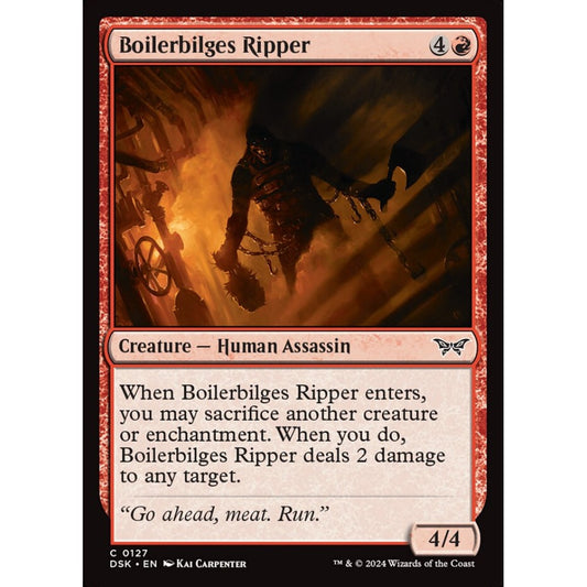 Boilerbilges Ripper, 127, common, Magic: The Gathering, Duskmourn: House of Horror