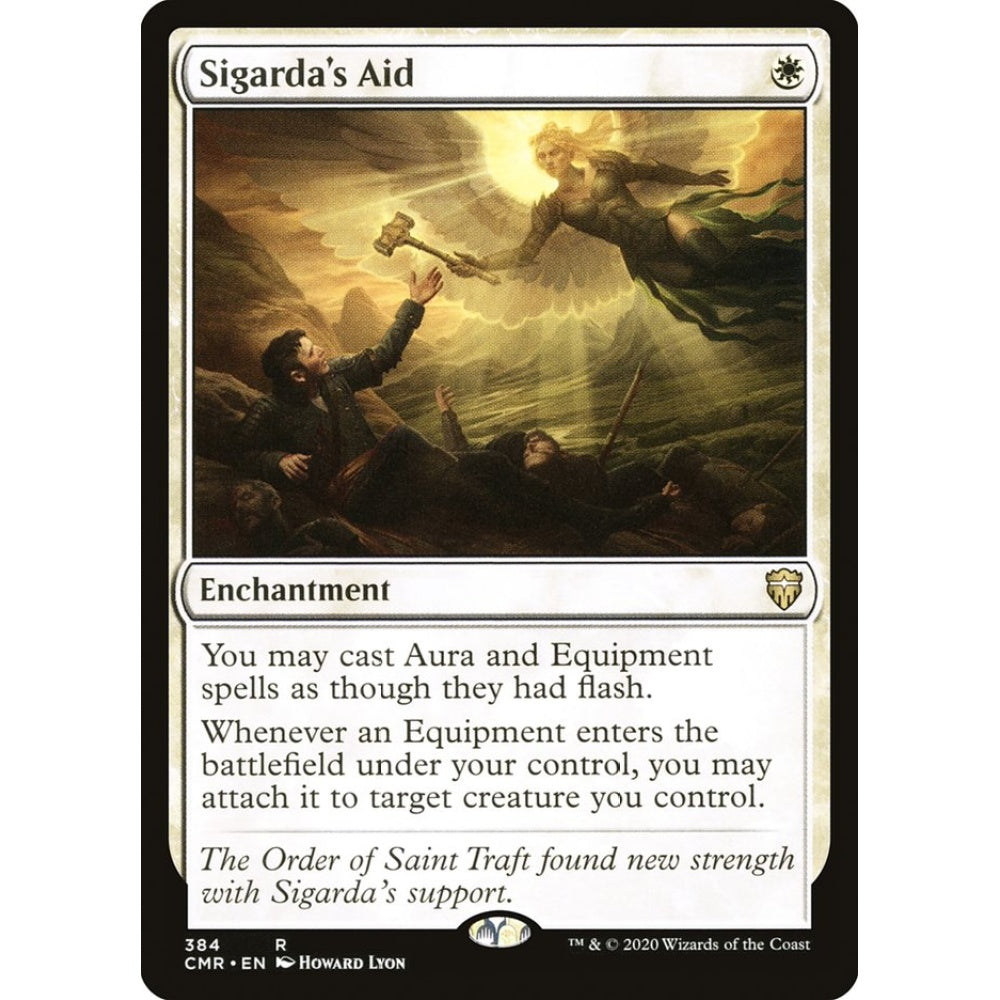 Sigarda's Aid rare 384 Magic the Gathering Commander Legends