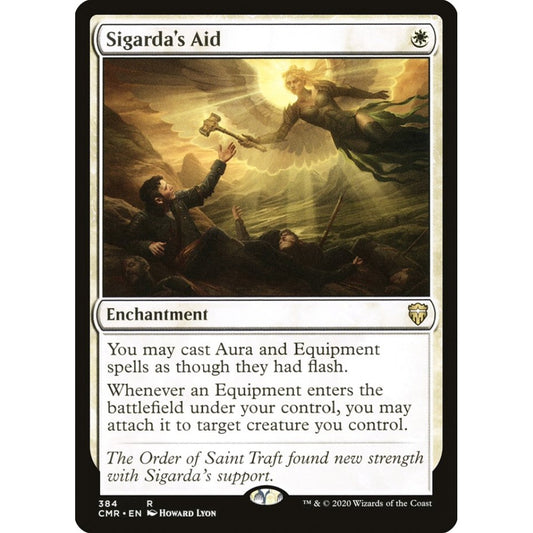 Sigarda's Aid rare 384 Magic the Gathering Commander Legends