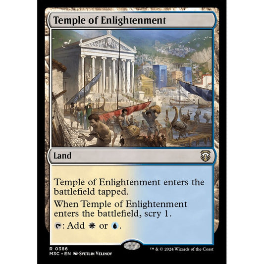 Temple of Enlightenment, 386, rare, Magic: The Gathering, Modern Horizons 3