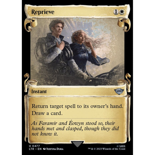Reprieve, uncommon, 477, Magic the Gathering, The Lord of the Rings: Tales of Middle-earth