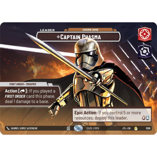 Captain Phasma, R, JTL 1006) Showcase, Star Wars Unlimited