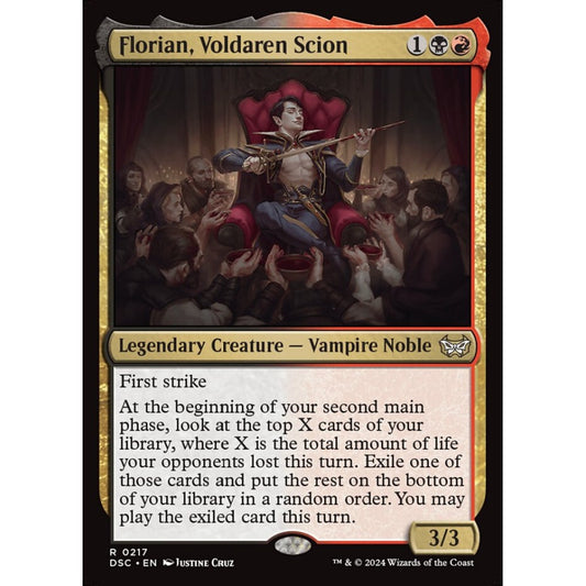 Florian, Voldaren Scion, 217, rare, Magic: The Gathering, Duskmourn: House of Horror