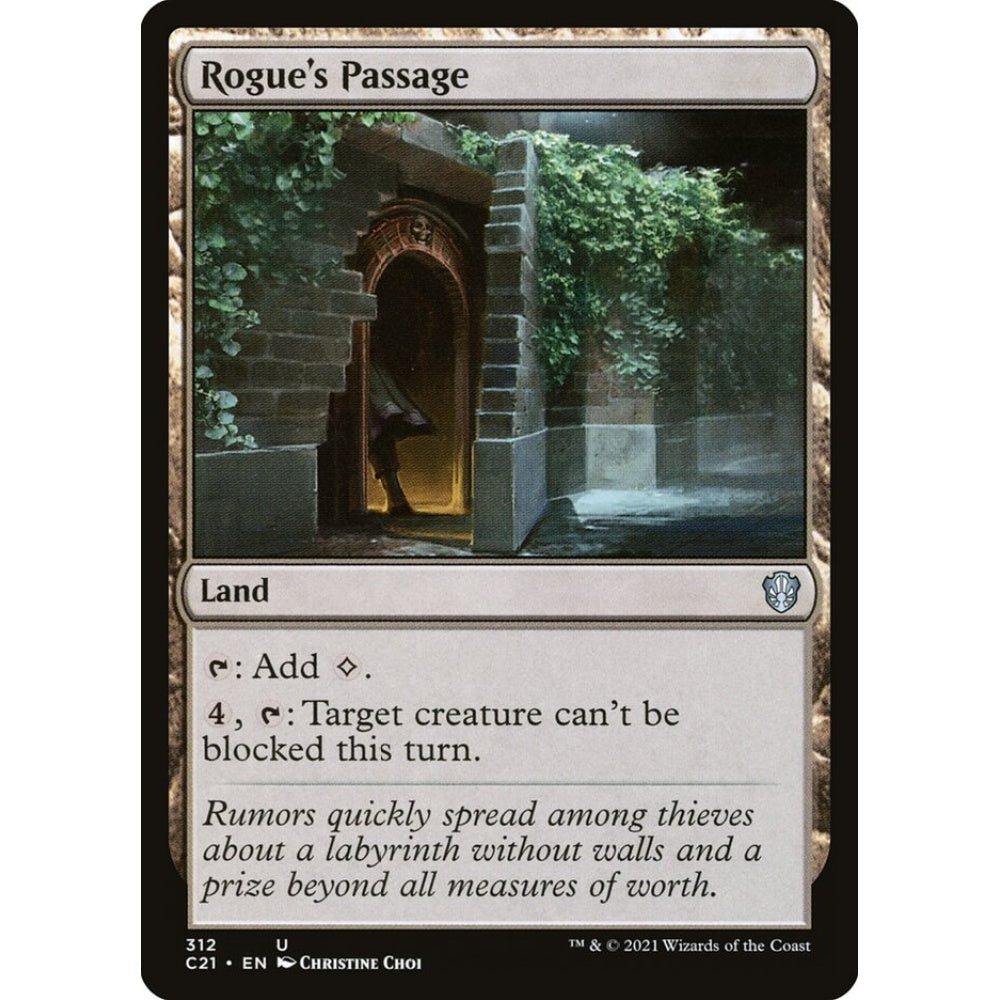 Rogue's Passage uncommon 312 Magic the Gathering Commander 2021