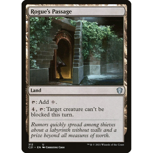 Rogue's Passage uncommon 312 Magic the Gathering Commander 2021