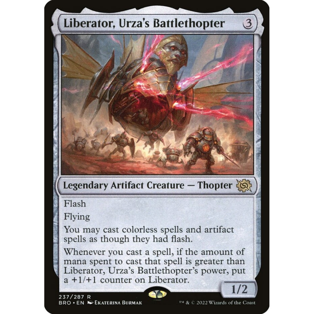 Liberator, Urza's Battlethopter rare 237 Magic the Gathering The Brothers' War