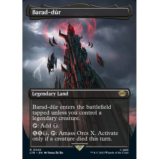 Barad-dûr, rare, 340, Magic the Gathering, The Lord of the Rings: Tales of Middle-earth