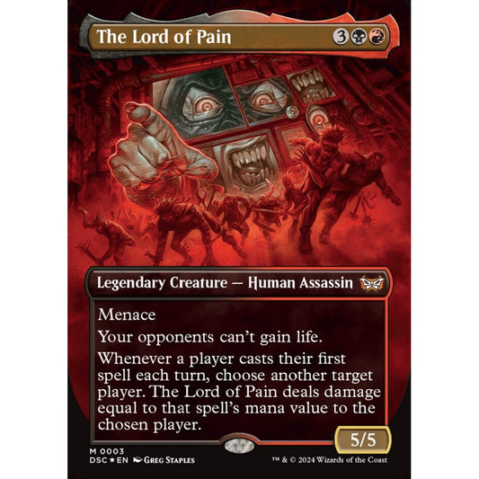 The Lord of Pain, 3, mythic, Magic: The Gathering, Duskmourn: House of Horror