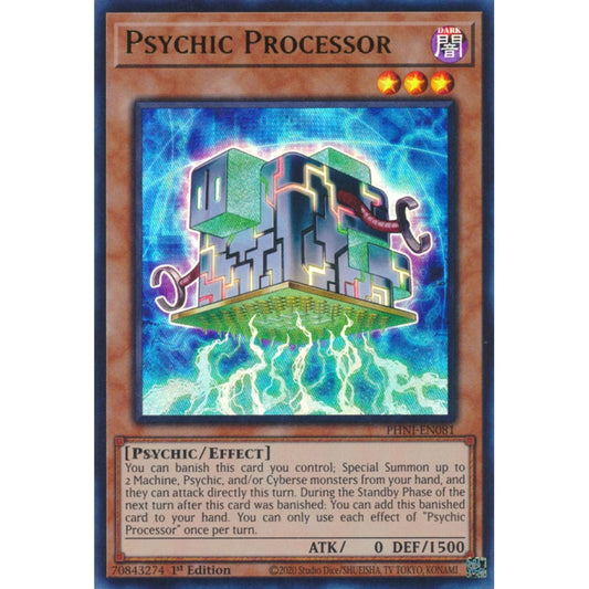 Psychic Processor PHNI-EN081 Ultra Ultra Rare Yu-Gi-Oh Phantom Nightmare in Art