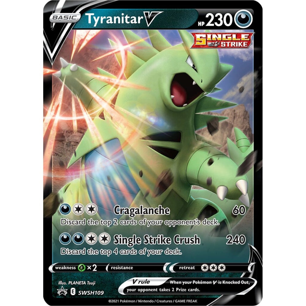 Tyranitar V Promo SWSH109 Pokemon Card Game Sword & Shield Promos