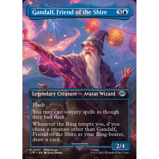 Gandalf, Friend of the Shire, uncommon, 401, Magic the Gathering, The Lord of the Rings: Tales of Middle-earth