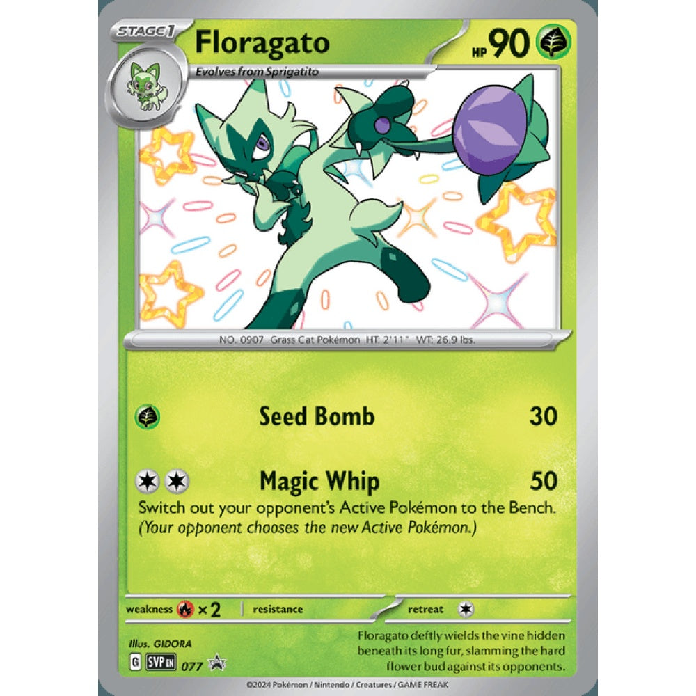 Floragato Black Star Promo 77 Pokemon Card Game Scarlet & Violet Promos