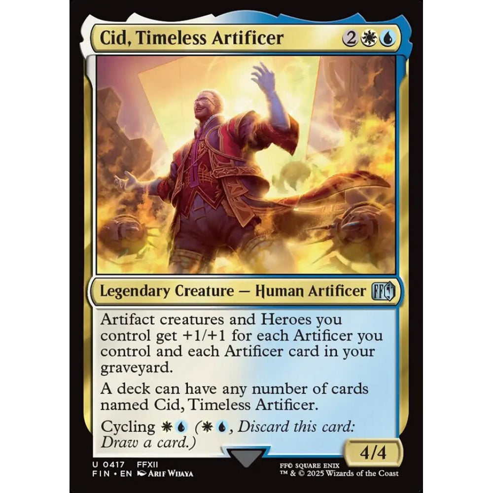 Cid, Timeless Artificer uncommon 417 Magic the Gathering Final Fantasy