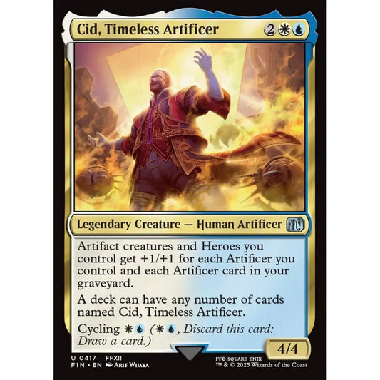 Cid, Timeless Artificer uncommon 417 Magic the Gathering Final Fantasy